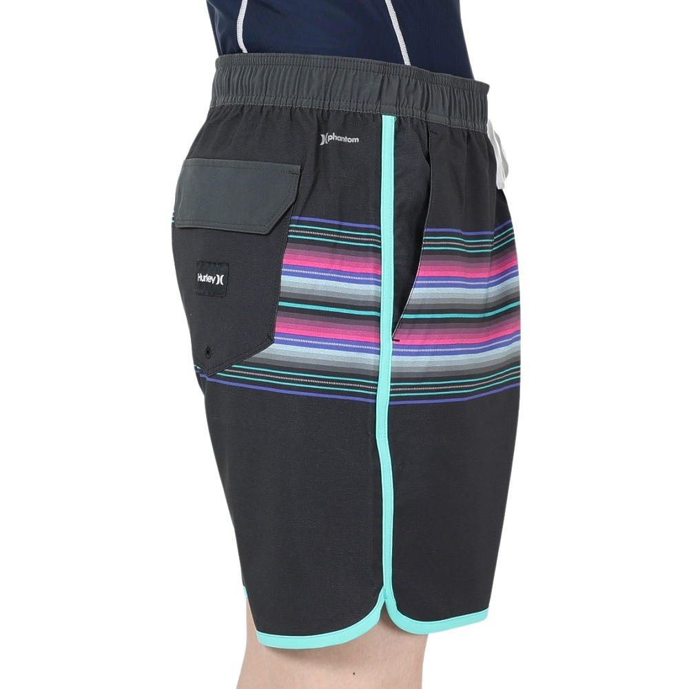 ハーレー（HURLEY）（メンズ）耐久撥水 軽量 速乾 ハーフパンツ ボードショーツ Phantom Baja Malibu 22 BQ4137-010ブラック