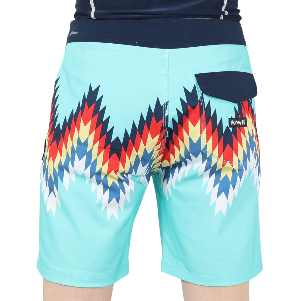 ハーレー（HURLEY）（メンズ）水着 海パン ハーフパンツ ボードショーツ PHTM OUTSIDER CU0710-323 ミントグリーン
