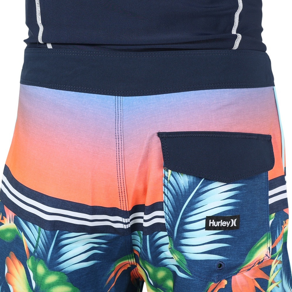ハーレー（HURLEY）（メンズ）水着 海パン ハーフパンツ ボードショーツ PHTM PARADISE BIRDS 18 22 CU0711-494 ネイビー