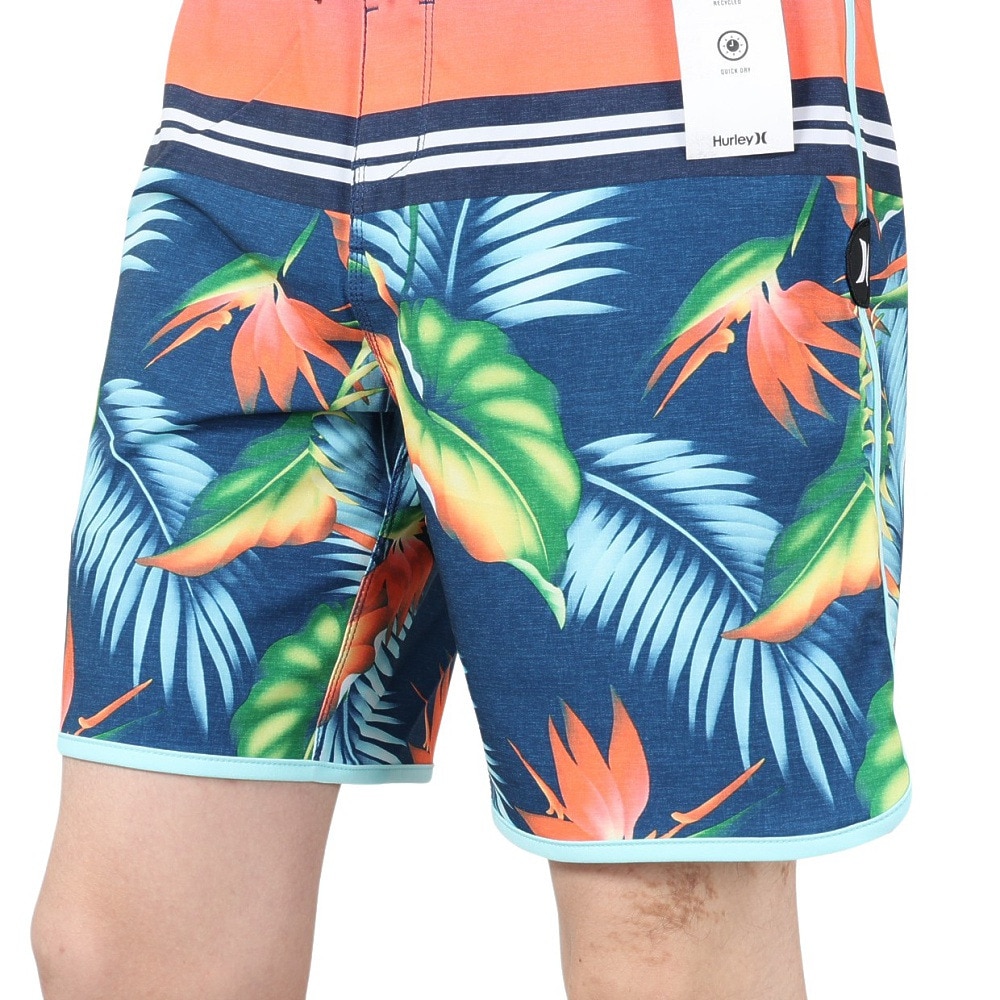 ハーレー（HURLEY）（メンズ）水着 海パン ハーフパンツ ボードショーツ PHTM PARADISE BIRDS 18 22 CU0711-494 ネイビー