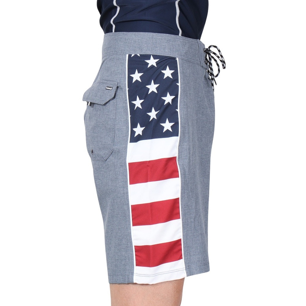ハーレー（HURLEY）（メンズ）水着 サーフパンツ ボードショーツ PHANTOM FASTLANE AMERICANA 18 DB0344-H451 ダークブルー