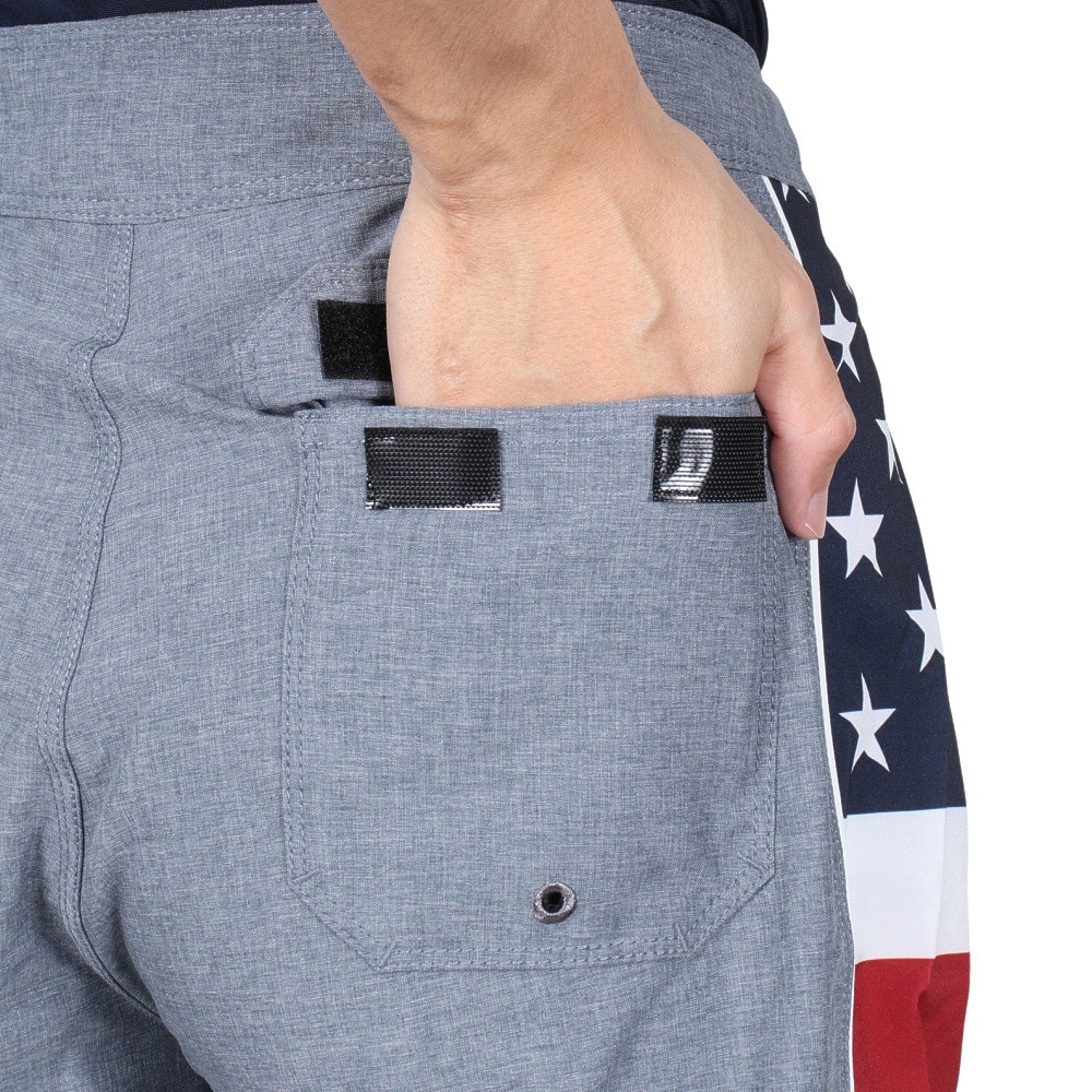 ハーレー（HURLEY）（メンズ）水着 サーフパンツ ボードショーツ PHANTOM FASTLANE AMERICANA 18 DB0344-H451 ダークブルー
