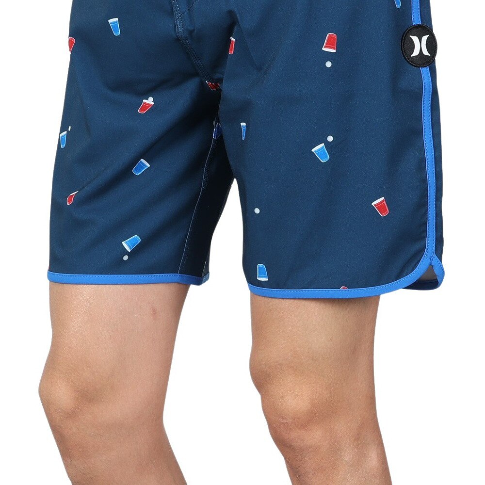 ハーレー（HURLEY）（メンズ）水着 海パン ハーフパンツ ボードショーツ ネイビー PHANTOM MORRO 18 22 DB8794-H487