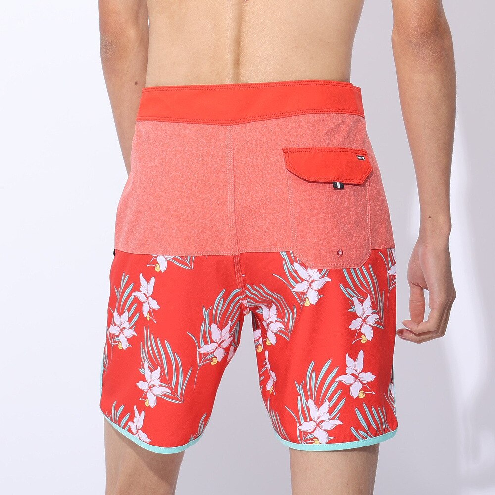 ハーレー（HURLEY）（メンズ）水着 海パン サーフパンツ ボードショーツ PHANTOM MALIBU BLOCKED 22 DB8795-H637 レッド
