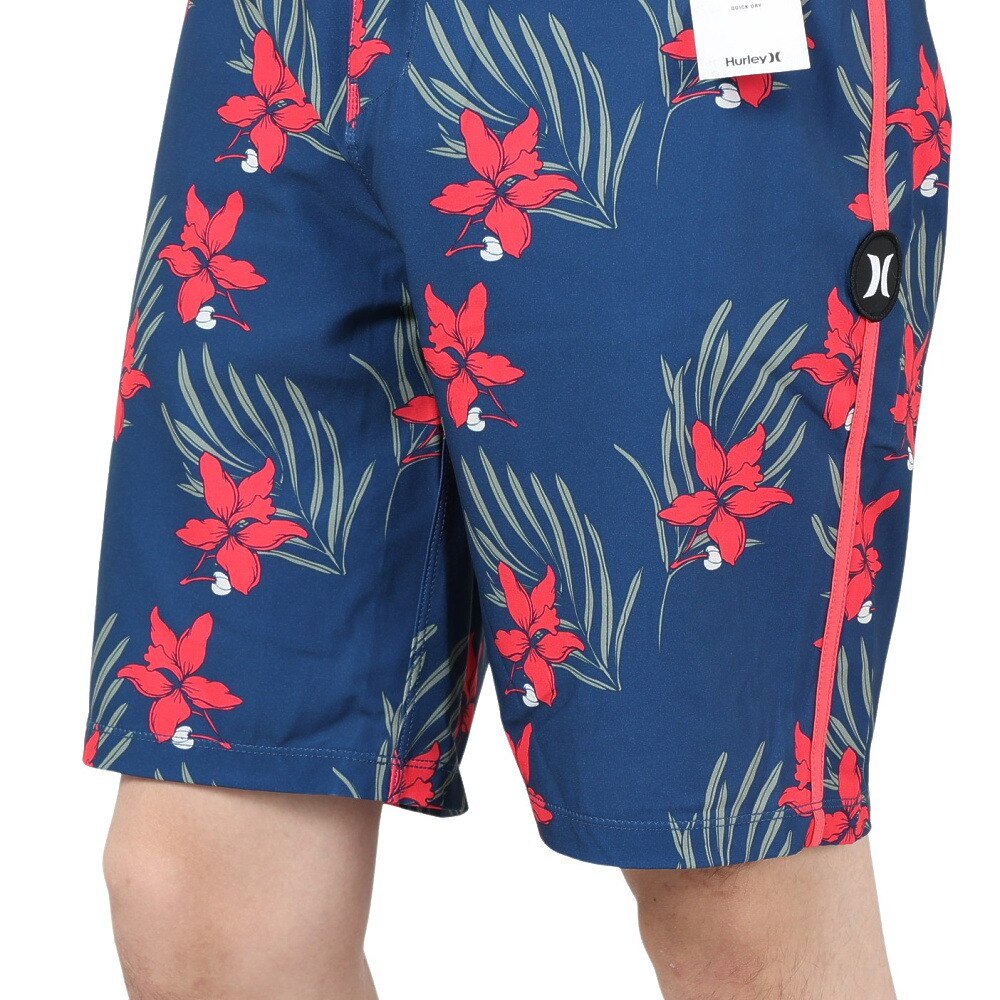 ハーレー（HURLEY）（メンズ）水着 海水パンツ ボードショーツ PHANTOM MALIBU 20 DB8800-H451 ダークブルー ストレッチ 速乾