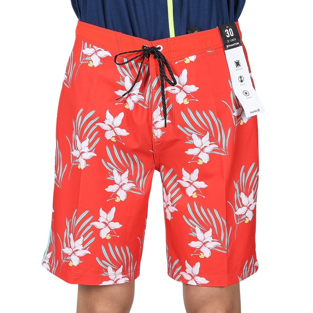 ハーレー（HURLEY）（メンズ）水着 海水パンツ ボードショーツ PHANTOM MALIBU 20 DB8800-H637 レッド ストレッチ 速乾