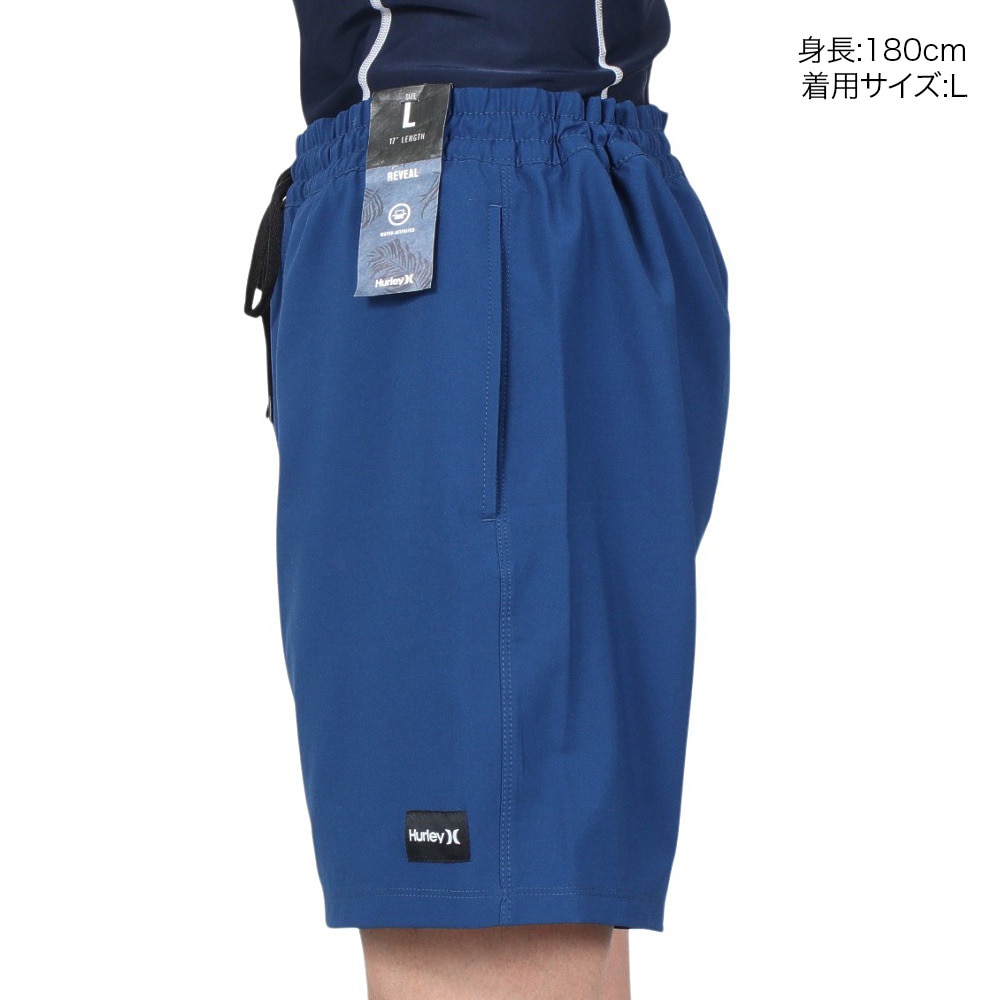 ハーレー（HURLEY）（メンズ）速乾 軽量 ストレッチ ハーフパンツ ボードショーツ ONE&ONLY マジックボレー 17 MBS0010200-H494 ブルー