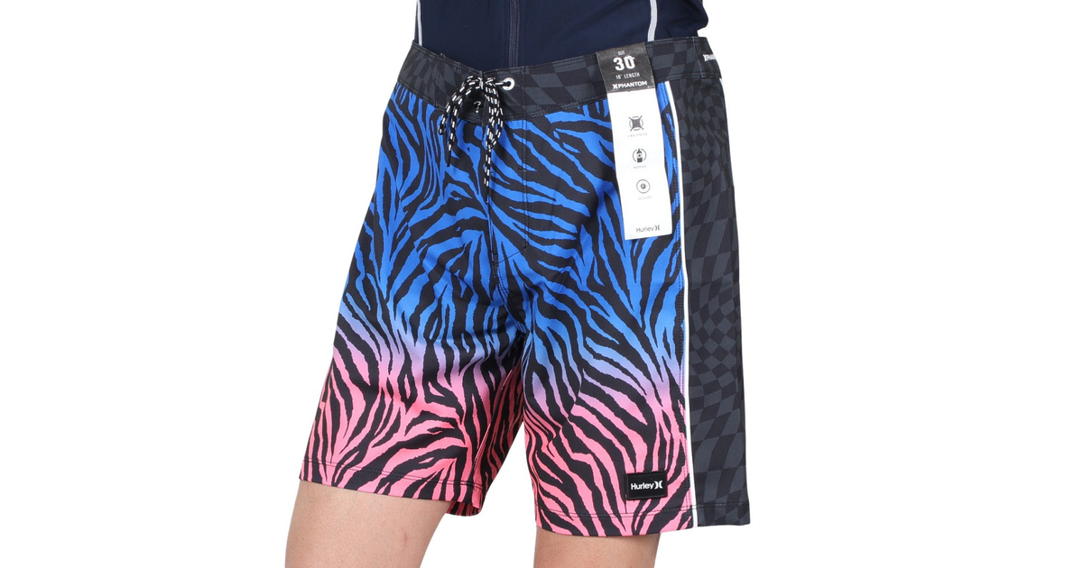 ハーレー（HURLEY）（メンズ）水着 海パン ハーフパンツ ボードショーツ ゼブラ PHANTOM FASTLANE AC ZEBRA 18 22  MBS0010300-H497 マリン、ウィンタースポーツ用品はヴィクトリア