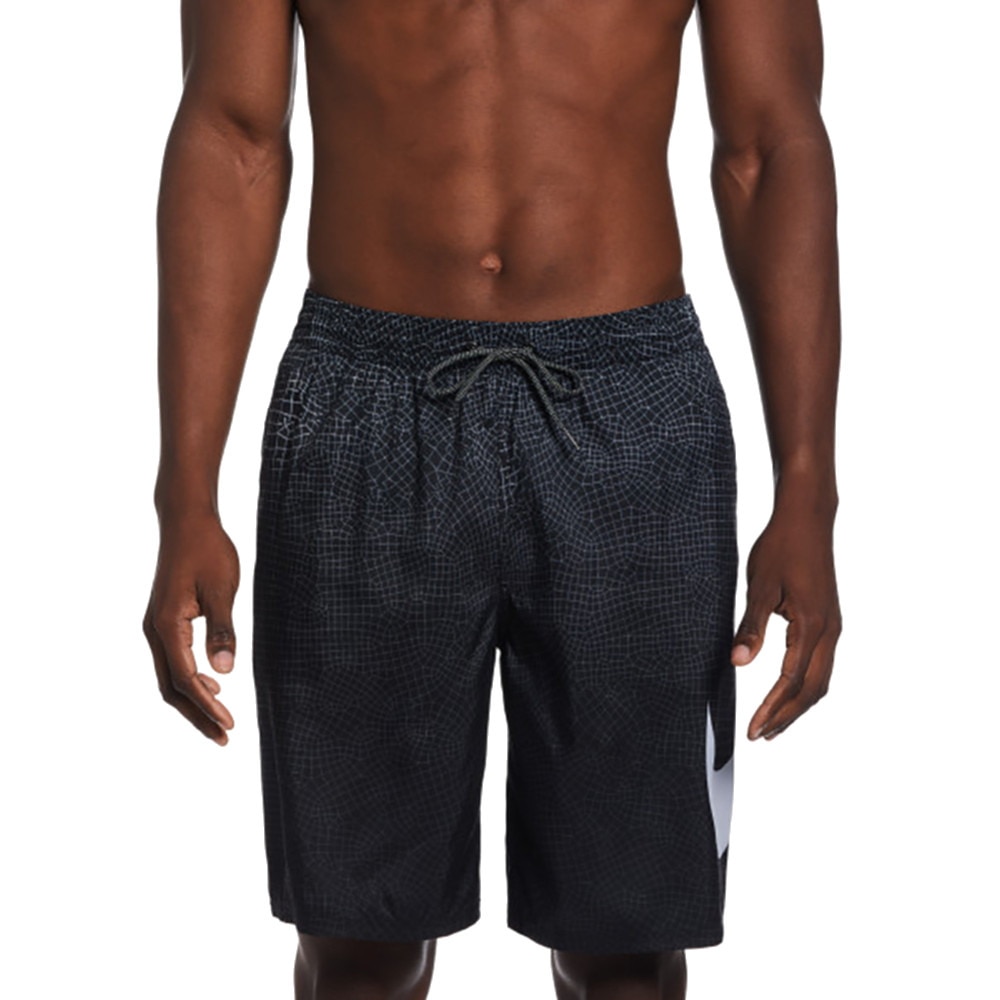 ナイキ（NIKE）（メンズ）水着 ハーフパンツ プリント 9 ボレーショーツ NESSD541-001 ブラック
