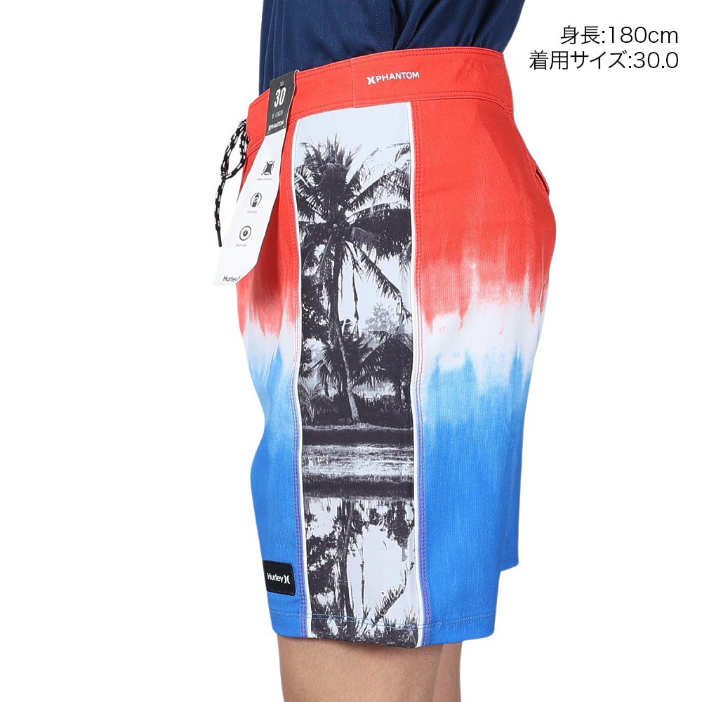 ハーレー（HURLEY）（メンズ）水着 海パン ハーフパンツ ボードショーツ レッド ブルー PHANTOM AC PAVONES 18 ボードショーツ 22 DB8790-H637