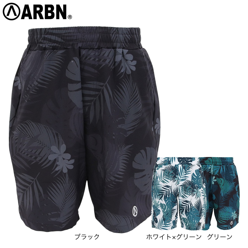 エアボーン（ARBN）（メンズ）水着 海水パンツ ショートスイムパンツ04 水陸両用 AB2023SSM-SWIM004GRN グリーン