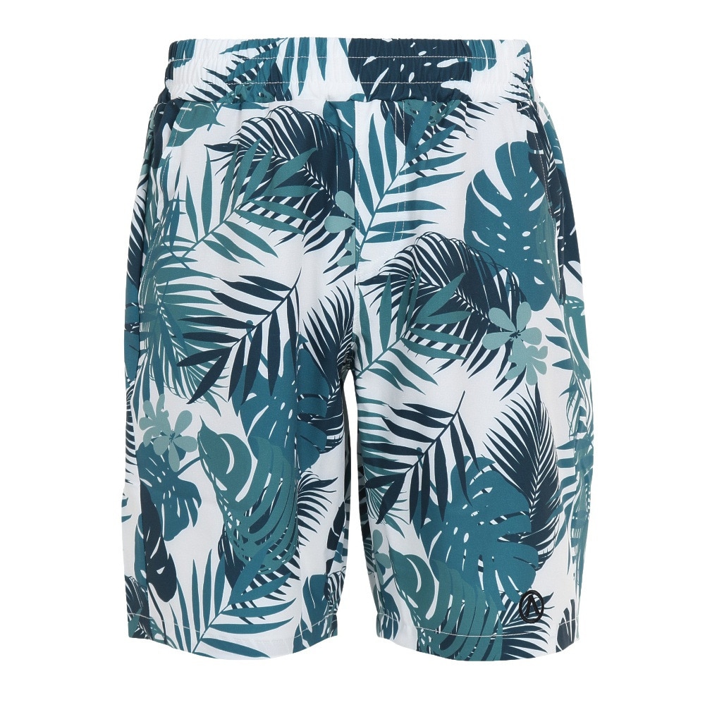 エアボーン（ARBN）（メンズ）水着 海水パンツ ショートスイムパンツ04 水陸両用 AB2023SSM-SWIM004WH/GN ホワイト×グリーン