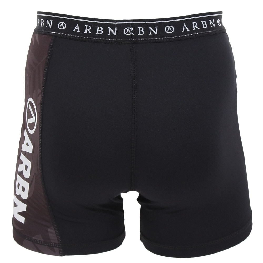 エアボーン（ARBN）（メンズ）ラッシュガード ショーツ インナー 速乾 UVカット AB2023SSM-SWIM005BLK ブラック