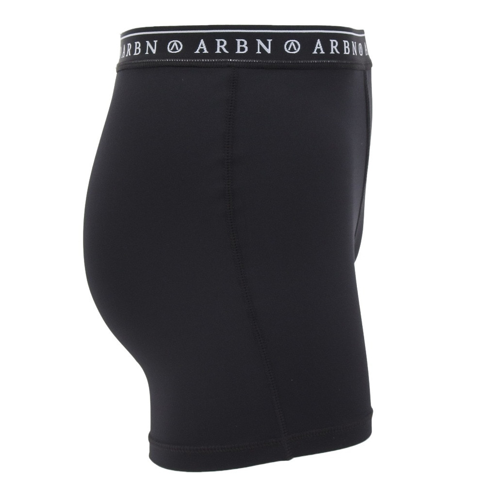 エアボーン（ARBN）（メンズ）ラッシュガード ショーツ インナー 速乾 UVカット AB2023SSM-SWIM005BLK ブラック