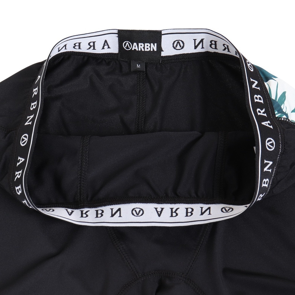 エアボーン（ARBN）（メンズ）ラッシュガード 水着 水泳パンツ サーフパンツ サーフィン AB2023SSM-SWIM005BLxGN ブラック×グリーン