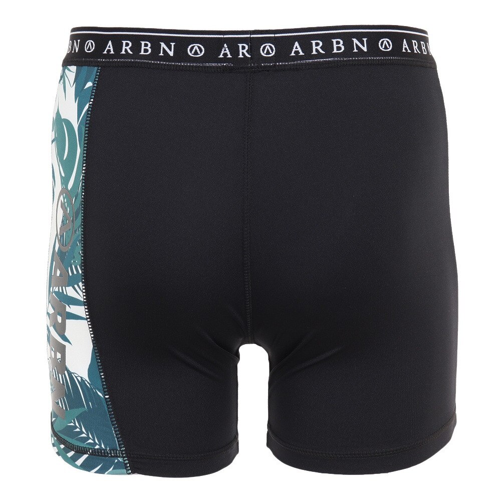 エアボーン（ARBN）（メンズ）ラッシュガード 水着 水泳パンツ サーフパンツ サーフィン AB2023SSM-SWIM005BLxGN ブラック×グリーン