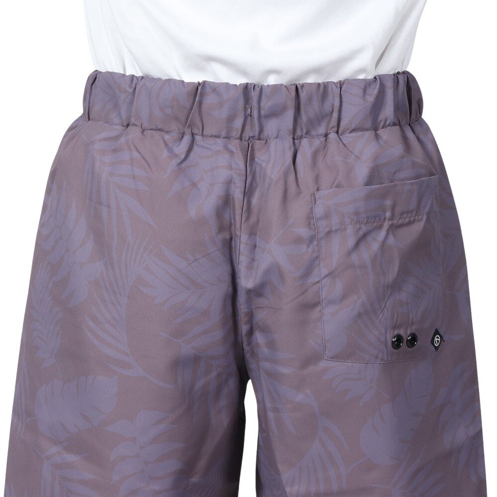 エアボーン（ARBN）（メンズ）水着 海水パンツ ボタニカル サーフ ショートパンツ 水陸両用 AB24SSM-APP0914BLK