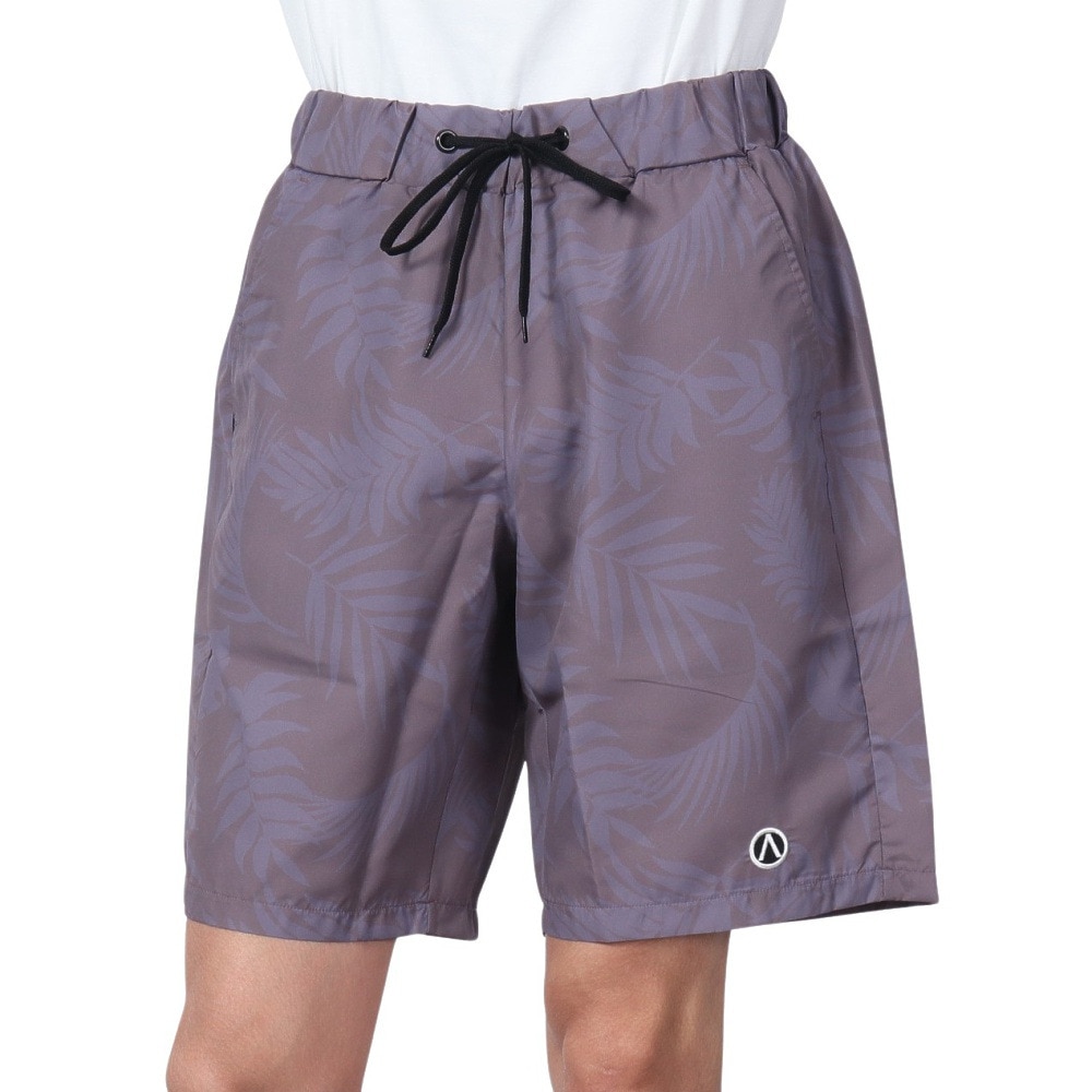 エアボーン（ARBN）（メンズ）水着 海水パンツ ボタニカル サーフ ショートパンツ 水陸両用 AB24SSM-APP0914BLK