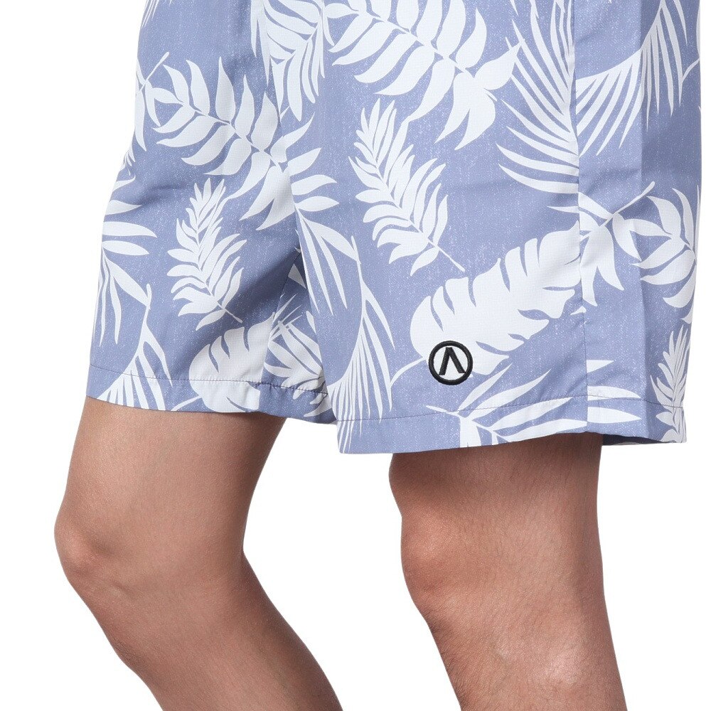 エアボーン（ARBN）（メンズ）水着 海水パンツ ボタニカル サーフ ショートパンツ 水陸両用 AB24SSM-APP0914IBLU