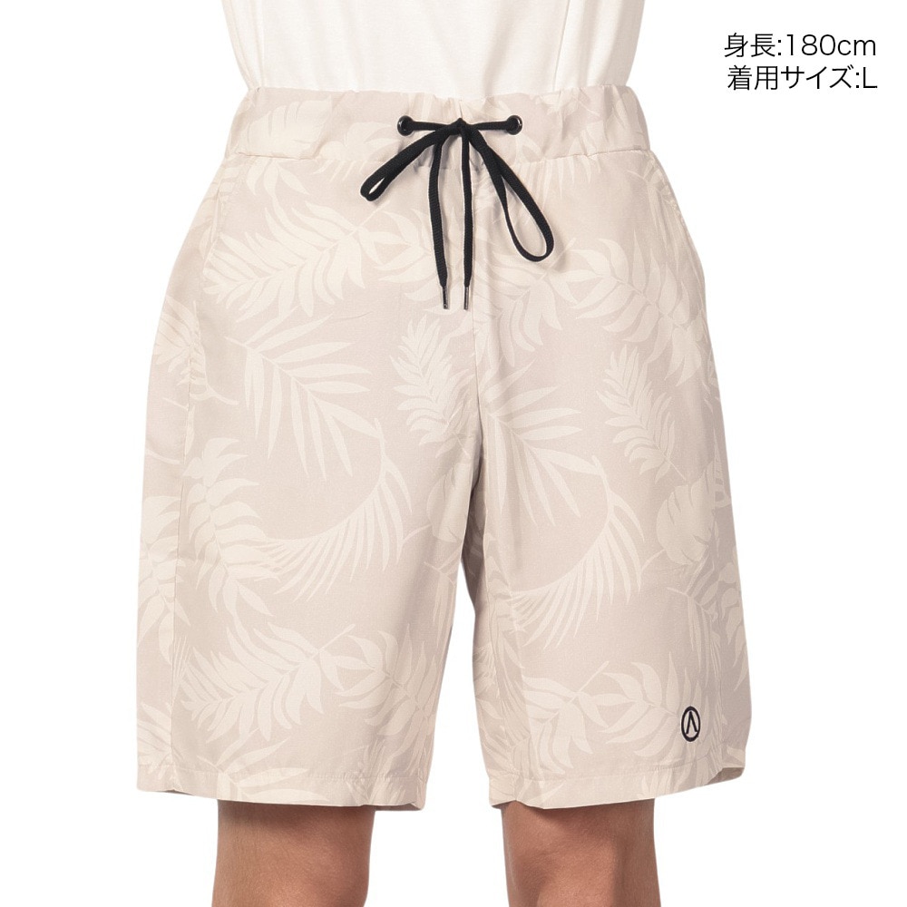 エアボーン（ARBN）（メンズ）水着 海水パンツ ボタニカル サーフ ショートパンツ 水陸両用 AB24SSM-APP0914SBEG