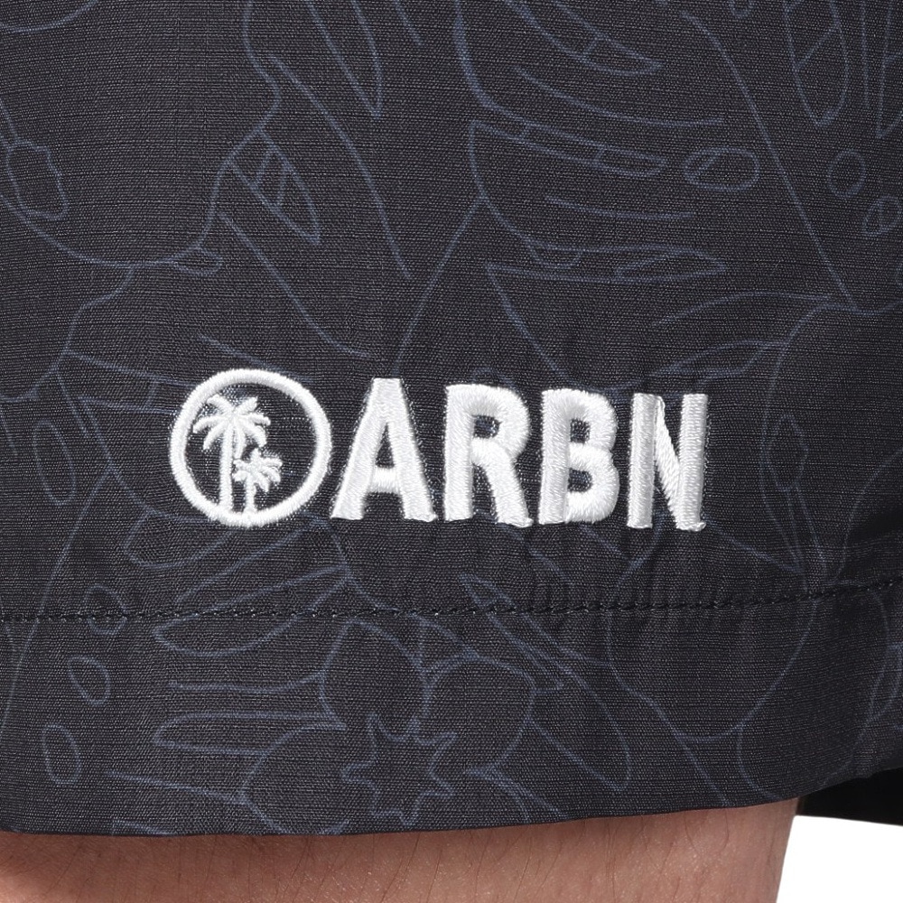 エアボーン（ARBN）（メンズ）水着 海水パンツ アウトライン サーフ ショートパンツ 水陸両用 AB24SSM-APP0915BLK