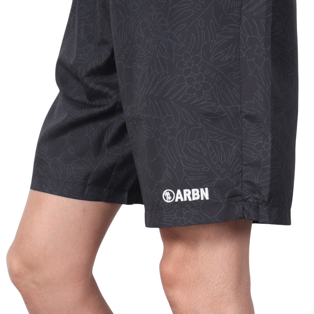 エアボーン（ARBN）（メンズ）水着 海水パンツ アウトライン サーフ ショートパンツ 水陸両用 AB24SSM-APP0915BLK