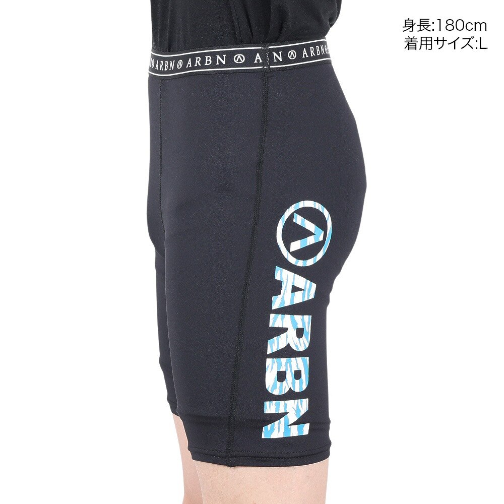 エアボーン（ARBN）（メンズ）ラッシュガード サーフィン パンツ インナー RUSH SHORTS 22S-ARBN-034SP-BK/BL