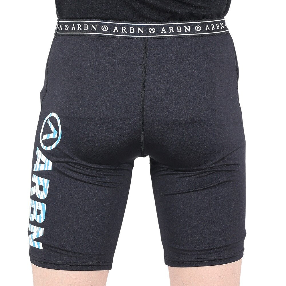 エアボーン（ARBN）（メンズ）ラッシュガード サーフィン パンツ インナー RUSH SHORTS 22S-ARBN-034SP-BK/BL