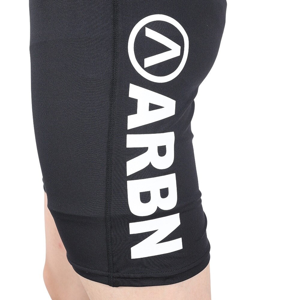 エアボーン（ARBN）（メンズ）ラッシュガード サーフィン パンツ インナー 速乾 UVカット アウトドア マリンスポーツ RUSH SHORTS 22S-ARBN-034SP-BLK
