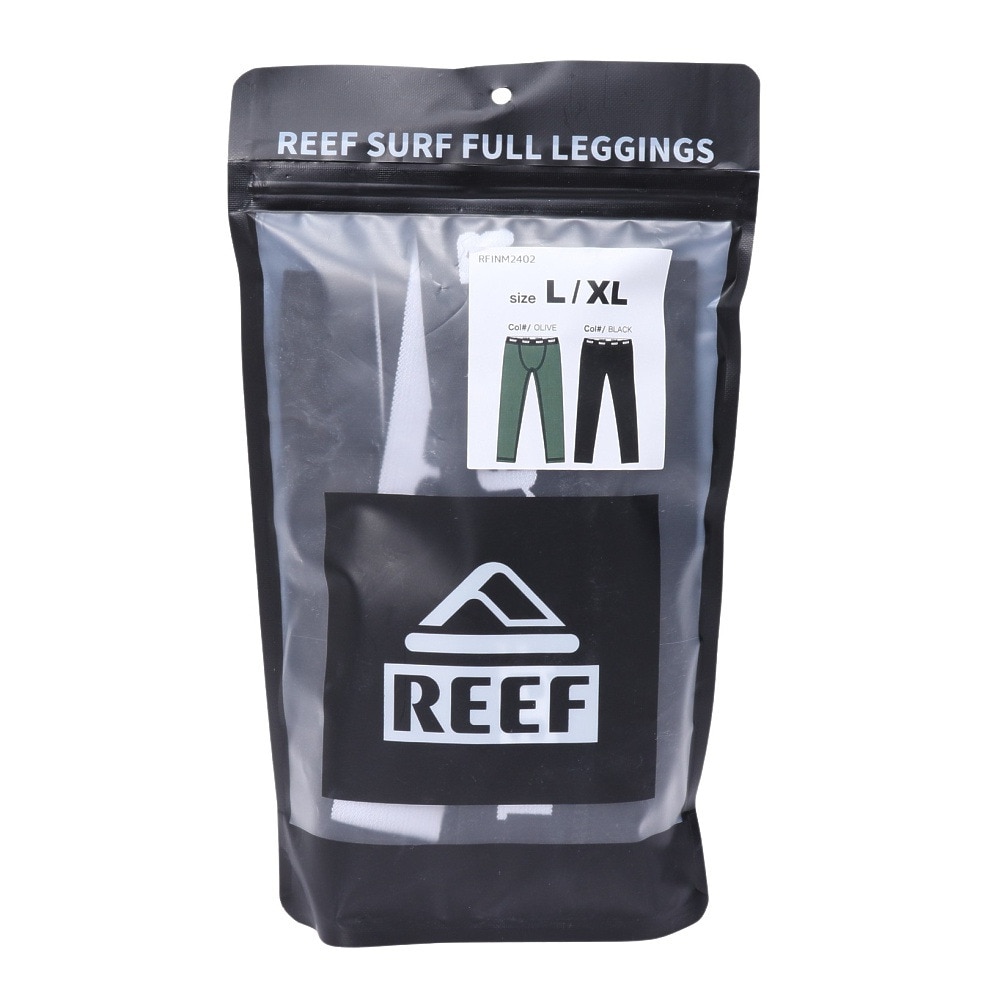 リーフ（REEF）（メンズ）サーフ インナー 水着 フル レギンス RFINM2402-BLK