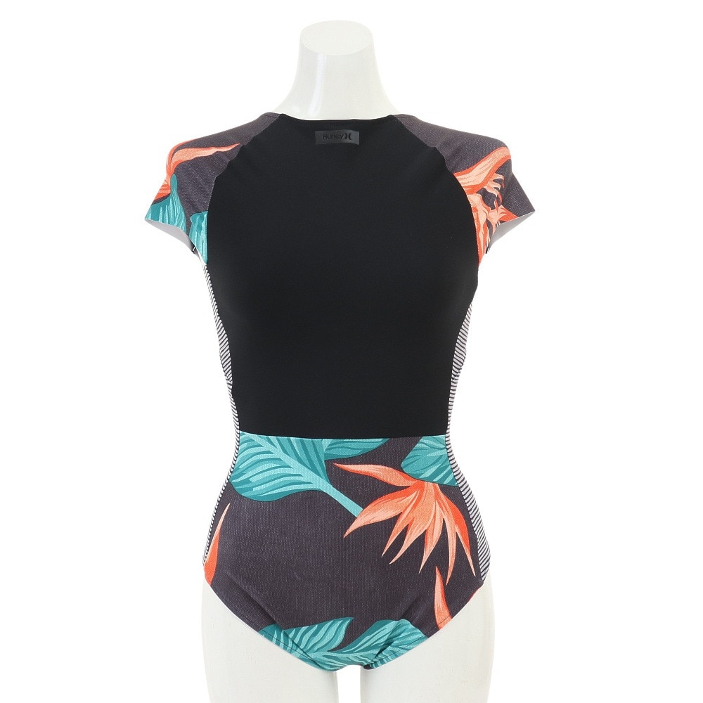 ハーレー（HURLEY）（レディース）水着 ラッシュガード オールインワン UVカット UPF50+ 速乾 HANOI SURF SUIT 21 AR3862-010