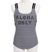 (レディース)水着 ワンピース ブラック QD ALOHA O BS 22AR3893-010
