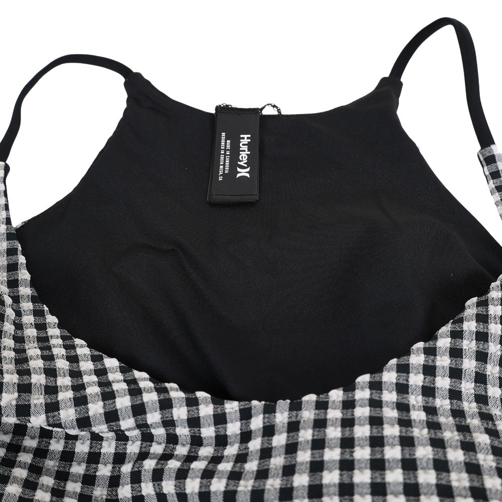 ハーレー（HURLEY）（レディース）水着 ワンピース ブラック ギンガムチェック QD GINGHAM BS 22 AV2764-010