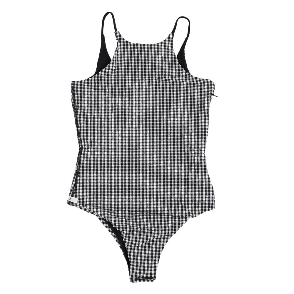 ハーレー（HURLEY）（レディース）水着 ワンピース ブラック ギンガムチェック QD GINGHAM BS 22 AV2764-010