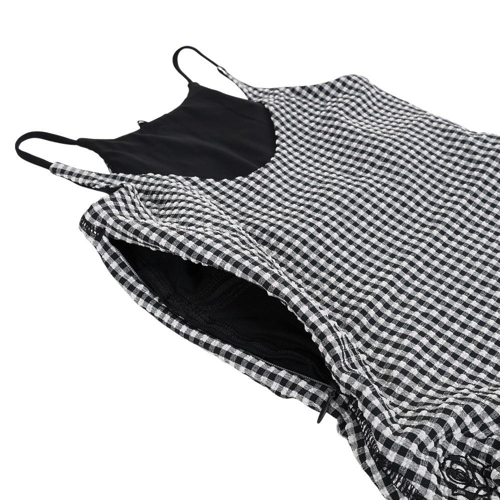 ハーレー（HURLEY）（レディース）水着 ワンピース ブラック ギンガムチェック QD GINGHAM BS 22 AV2764-010