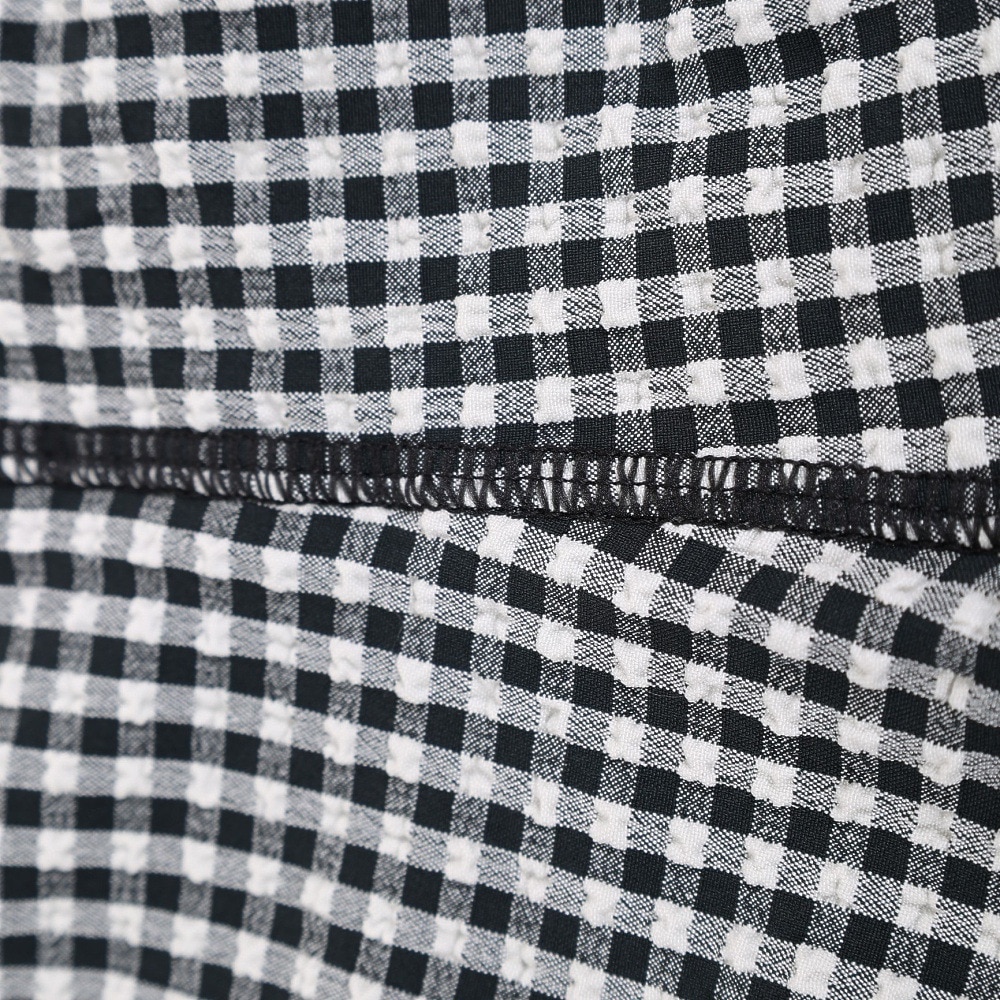 ハーレー（HURLEY）（レディース）水着 ワンピース ブラック ギンガムチェック QD GINGHAM BS 22 AV2764-010
