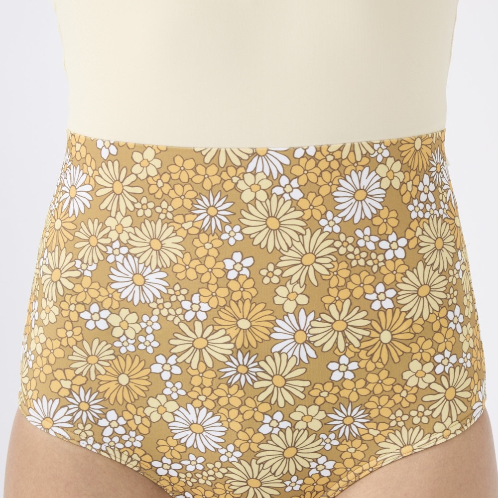 オーシャンパシフィック（Ocean Pacific）（レディース）花柄 ワンピース水着 523831 BRN