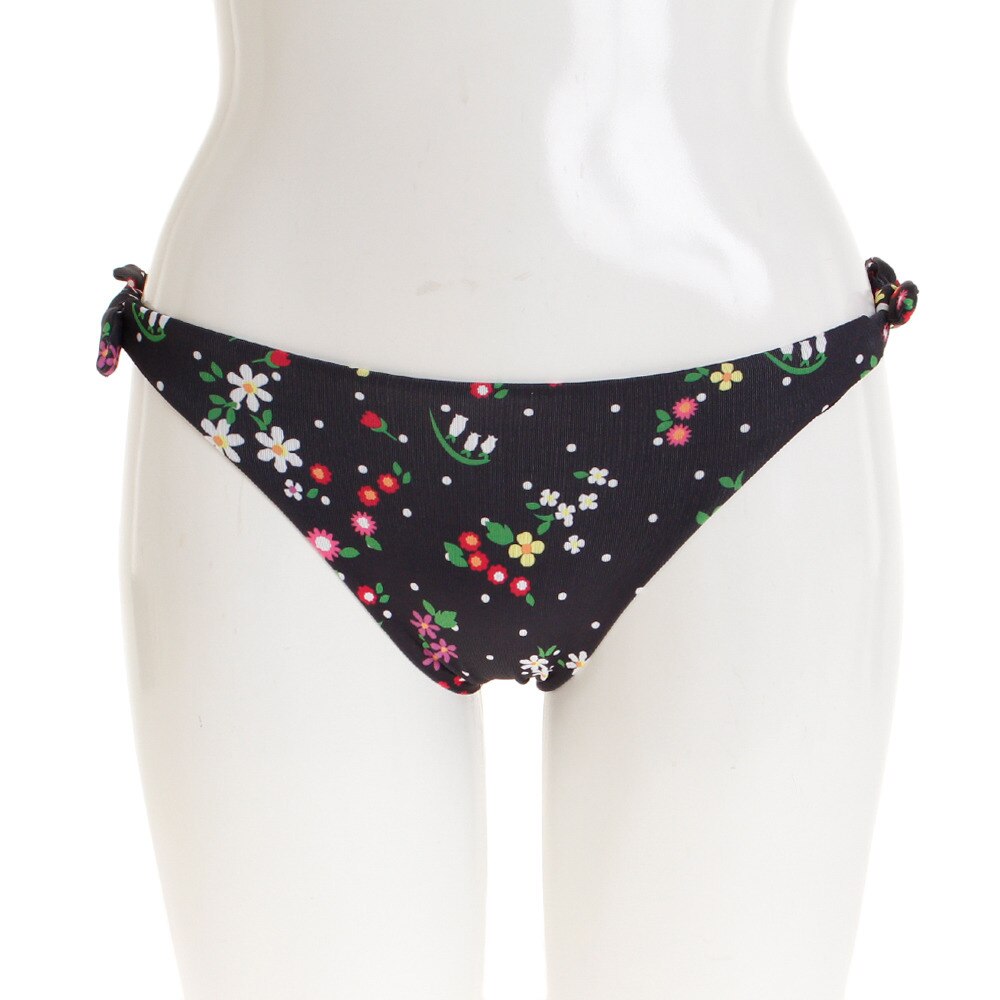  水着 レディース ドットフラワー ボトムス 18HS-WH023-BLK
