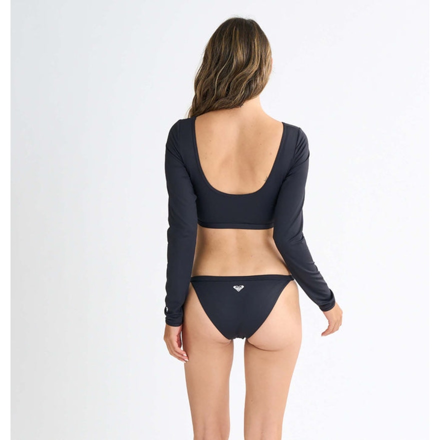 ロキシー（ROXY）（レディース）PARTY WAVES ロングスリーブ ビキニ 長袖ラッシュガード ボトム 上下セット 25SPRSW251006BLK