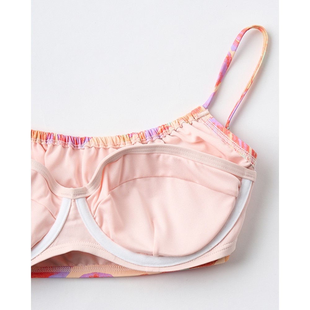 ビラボン（BILLABONG）（レディース）水着 インナーワイヤー ブラレットビキニ ボトムスセット BF01C802 MUL