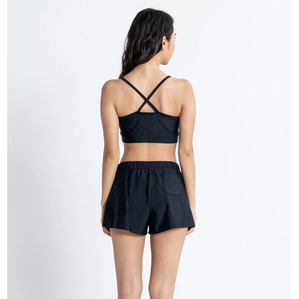 ロキシー（ROXY）（レディース）水着 上下 ラッシュTシャツ 3点セット ROXY STEP RSW231006BLK