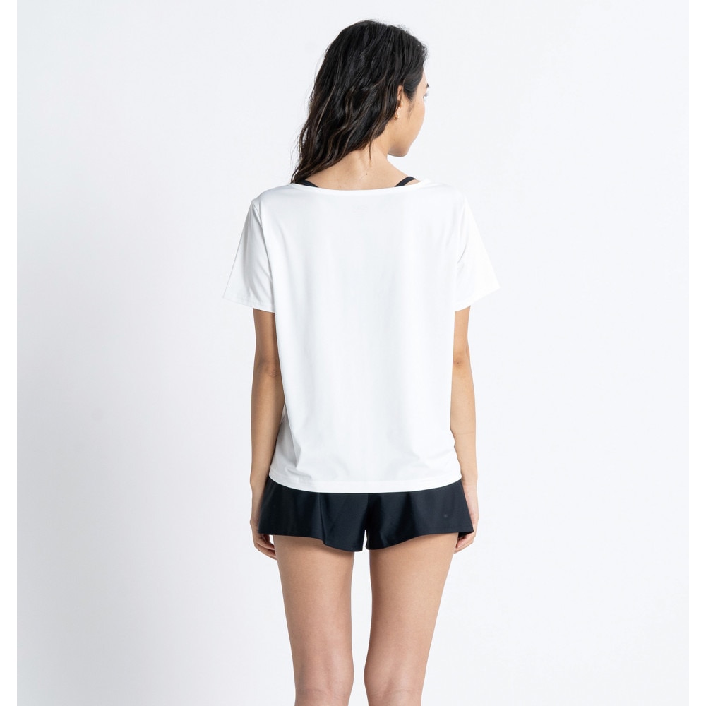 ロキシー（ROXY）（レディース）水着 上下 ラッシュTシャツ 3点セット ROXY STEP RSW231006BLK