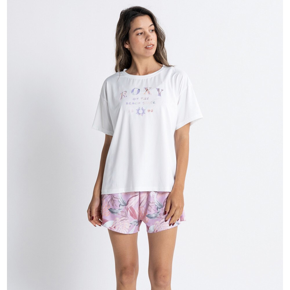 ロキシー（ROXY）（レディース）水着 上下 ラッシュTシャツ 3点セット ON THE BEACH RSW231007LAV  マリン、ウィンタースポーツ用品はヴィクトリア