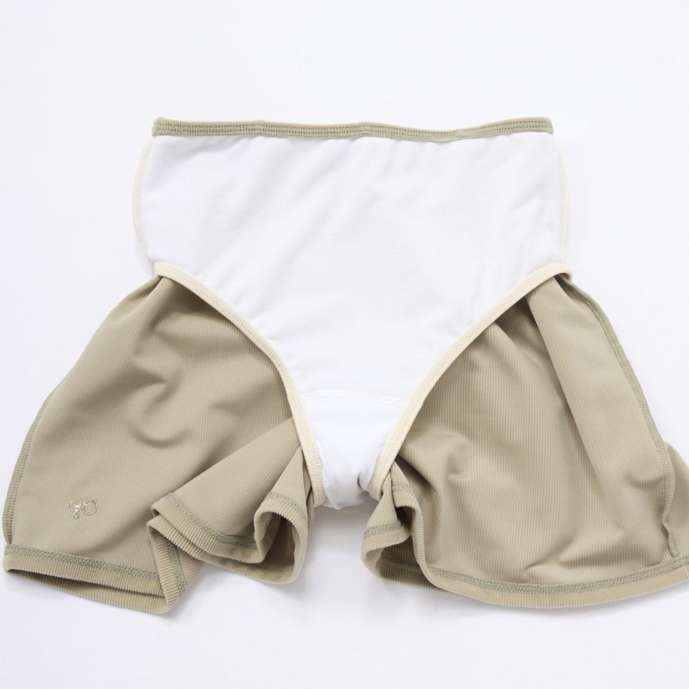 オーシャンパシフィック（Ocean Pacific）（レディース）リブ素材 インナー付きビキニ 523834 GRN
