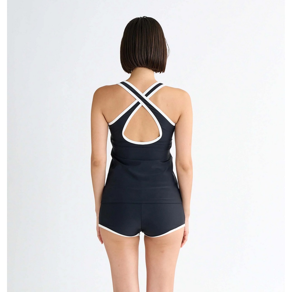 ロキシー（ROXY）（レディース）タンキニ セパレーツ水着 DEEP WATER 25SPRSW251001BLK