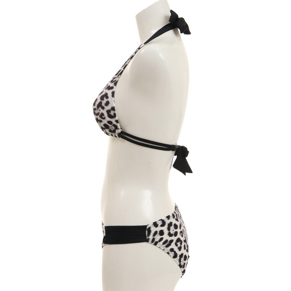 ハーレー（HURLEY）（レディース）LEOPARD 2WAY HALTER セットビキニ水着 21 GBWLEOH-BLK