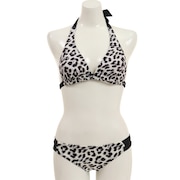ハーレー(HURLEY)(レディース)LEOPARD 2WAY HALTER セットビキニ水着 21 GBWLEOH-BLK