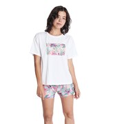 ロキシー（ROXY）（レディース）BOTANICAL SHADOW 3点セット ラッシュTシャツ付き 22SPRSW221032WHT2