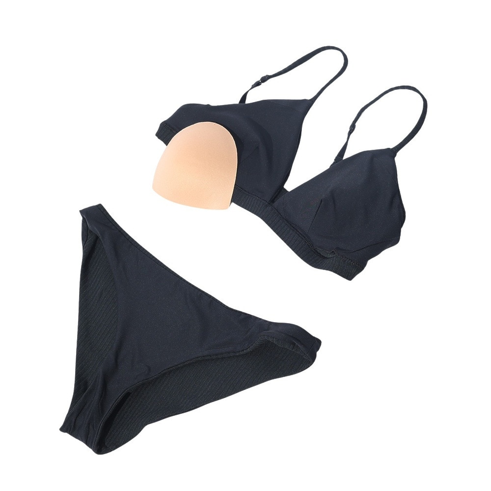 ハーレー（HURLEY）（レディース）速乾 ストレッチ 水着 ビキニ マリンウェア RIB TRIAN 22 GBWQD6364-010 ブラック