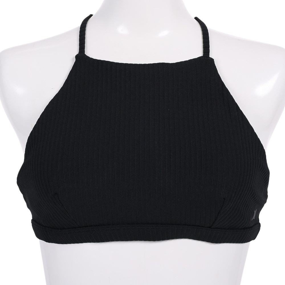 ハーレー（HURLEY）（レディース）速乾 サポート力 抜群 水着 ビキニ 上下セット マリンウェア RIB HIGH NECK SURF 22 GBWQD6566-010 ブラック